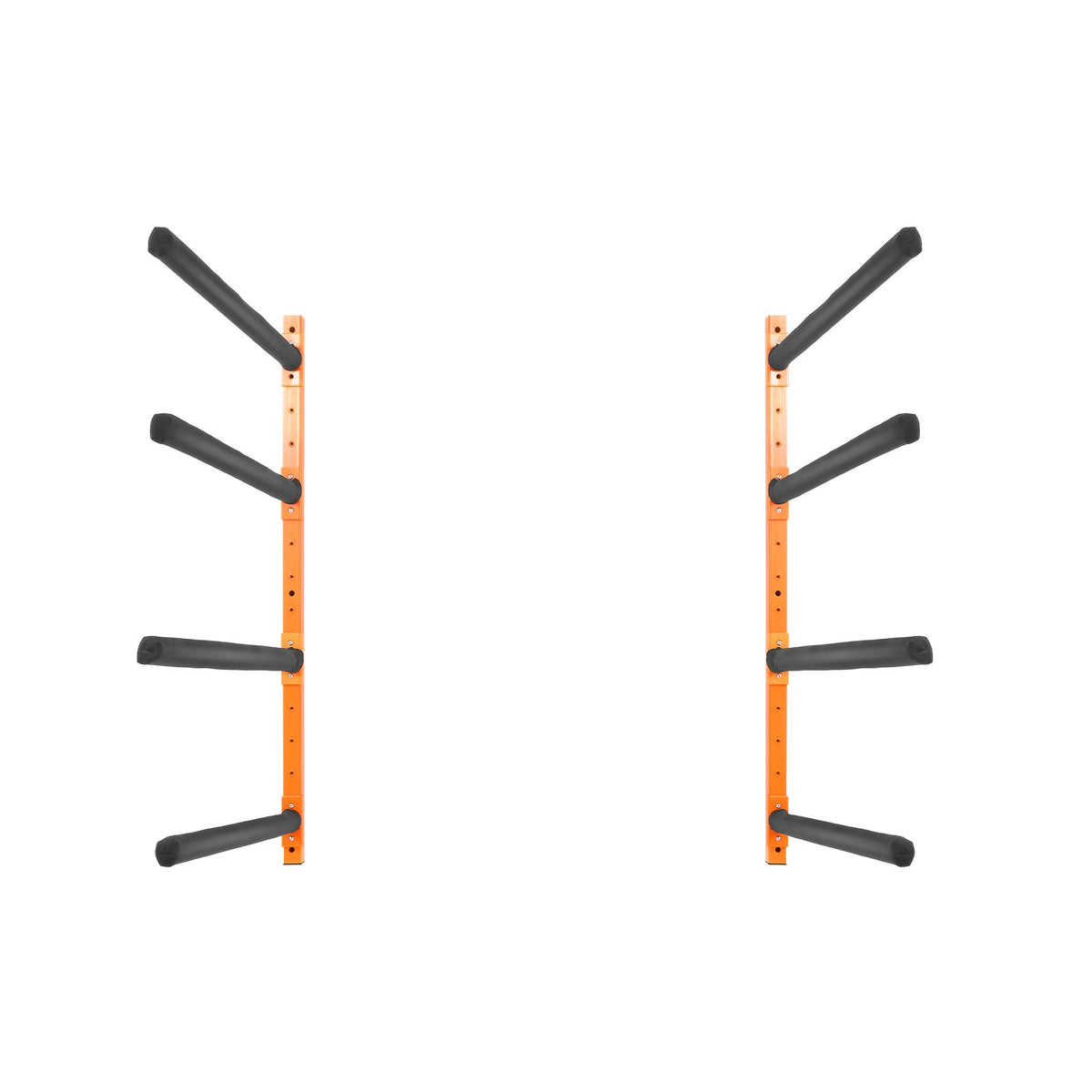Wall Kayak Storage Rack, 4-Capacity Wall Mounted Kayak Holders For Kayak Canoe Paddle Board, Kayak Storage Hooks With Adjustable Padded Arms, 400 LBS Load Kayak Hanger For Indoor Outdoor Garage — product image 6