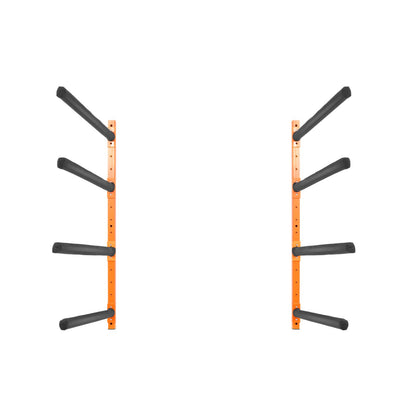 Wall Kayak Storage Rack, 4-Capacity Wall Mounted Kayak Holders For Kayak Canoe Paddle Board, Kayak Storage Hooks With Adjustable Padded Arms, 400 LBS Load Kayak Hanger For Indoor Outdoor Garage — product image 6