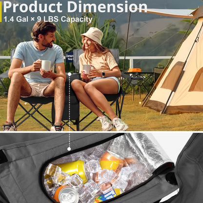 Black Fishing Chair Iron Bracket Oxford Cloth 85kg With Sunshade — product image 9