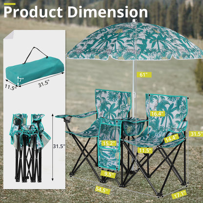 59x19.6x31in Pineapple Pattern Fishing Chair — product image 13
