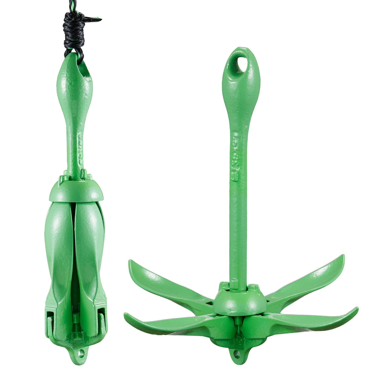 Kayak Anchor Kit, 3.5 Lb Paddle Board Anchor Kit With 26.2 Ft/8 M Rope And Buoy, Folding Small Boat Anchor With Storage Bag And Snap Hook, Kayak Accessories For Kayaks, Small Boats, Canoes — product image 6