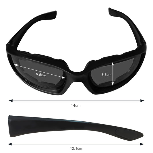 Cycling Sunglasses Chopper Outdoor Sports Glasses For Men Wrap Around UV400 Protection For Fishing Driving Glasses Windproof Gray Lens 3 Pack — product image 2