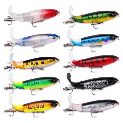 10pcs 1set 13g 10cm Premium Fishing Lure Kit Bass Trout Baits With Propeller Tail Durable Hooks Realistic Action For Freshwater — product image 11