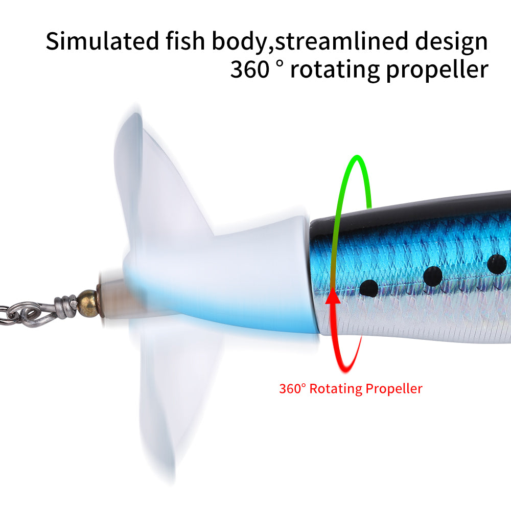 10pcs 1set 13g 10cm Premium Fishing Lure Kit Bass Trout Baits With Propeller Tail Durable Hooks Realistic Action For Freshwater — product image 8
