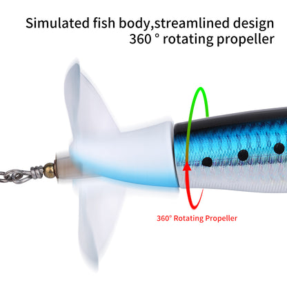 10pcs 1set 13g 10cm Premium Fishing Lure Kit Bass Trout Baits With Propeller Tail Durable Hooks Realistic Action For Freshwater — product image 8
