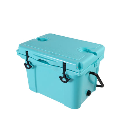 25QT Portable Cooler, Insulated Hard Cooler With Bottle Opener, Cup Holder, Forming Ruler, Travel, Beach, Camping, Fishing — product image 12