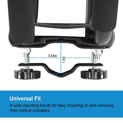 1 Pair Universal J-Bar Kayak Carrier 220LBS Load Heavy Duty Canoe Car Top Mount Carrier Roof Rack With 2Pcs Tie Down Straps — product image 2