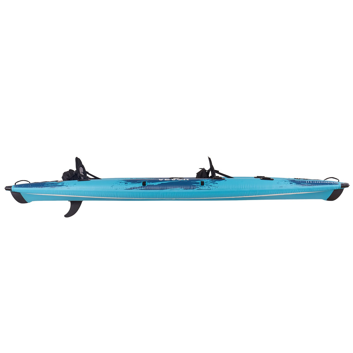 Inflatable Kayak, 2-Person Inflatable Recreational Kayak 700LBS Capacity, Leak & Puncture-Resistant With Padded Seat, PVC Drop-Stitch Floor, 2 Paddles, Hand Pump & Carry Bag For Fishing Camping — product image 6