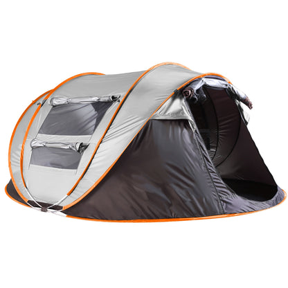 1Pc 5-8 Person Tent Automatic Setup Camping Tent Waterproof Instant Setup Tent With 4 Mosquito Net Windows Carrying Bag For Hiking Climbing Adventure Fishing — product image 14
