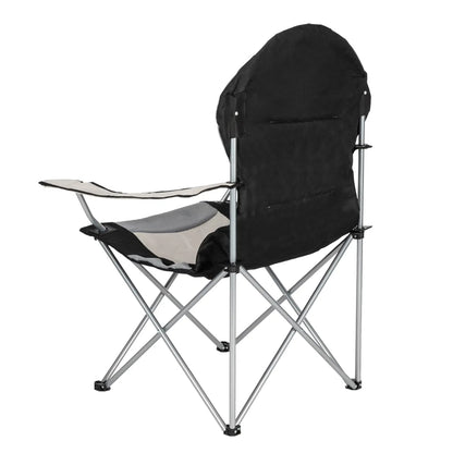Medium Camping Chair Fishing Chair Folding Chair Black Gray — product image 8