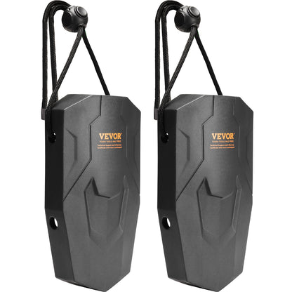 Boat Fenders, 8.6" X 16" Boat Bumpers For Docking, Marine EVA Boat Dock Fender Bumper With Ropes, Cord Locks And Storage Bag, No Inflation Required, For Class A/Class 1/Part Class 2, Black — product image 1