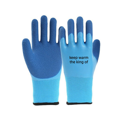 2pcs Winter Warm Gloves Skiing Cold Storage Waterproof Fishing Plush Wear Resistant Winter Thick Anti Freezing Gloves Ski — product image 3