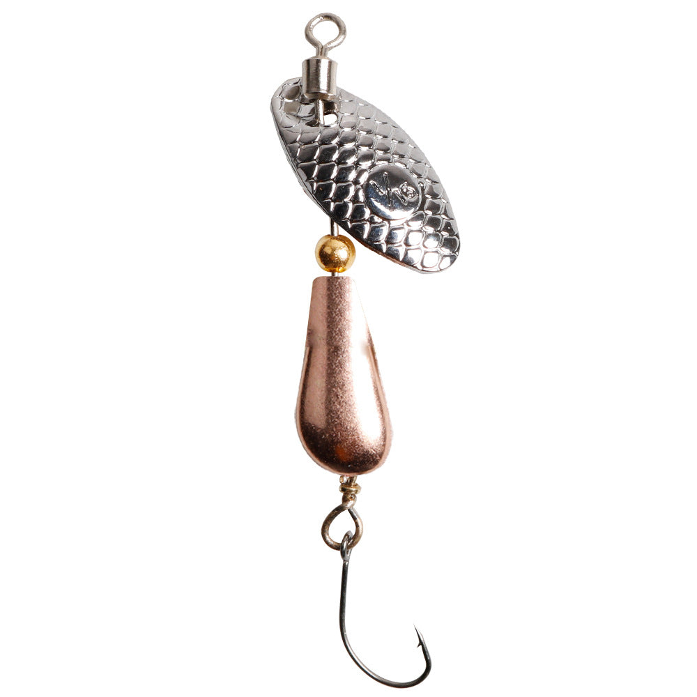 Micromatter Spin Glitter Luya Decoy 5.5cm 2.8g Eccentric Drop Spin Long Throw Metal