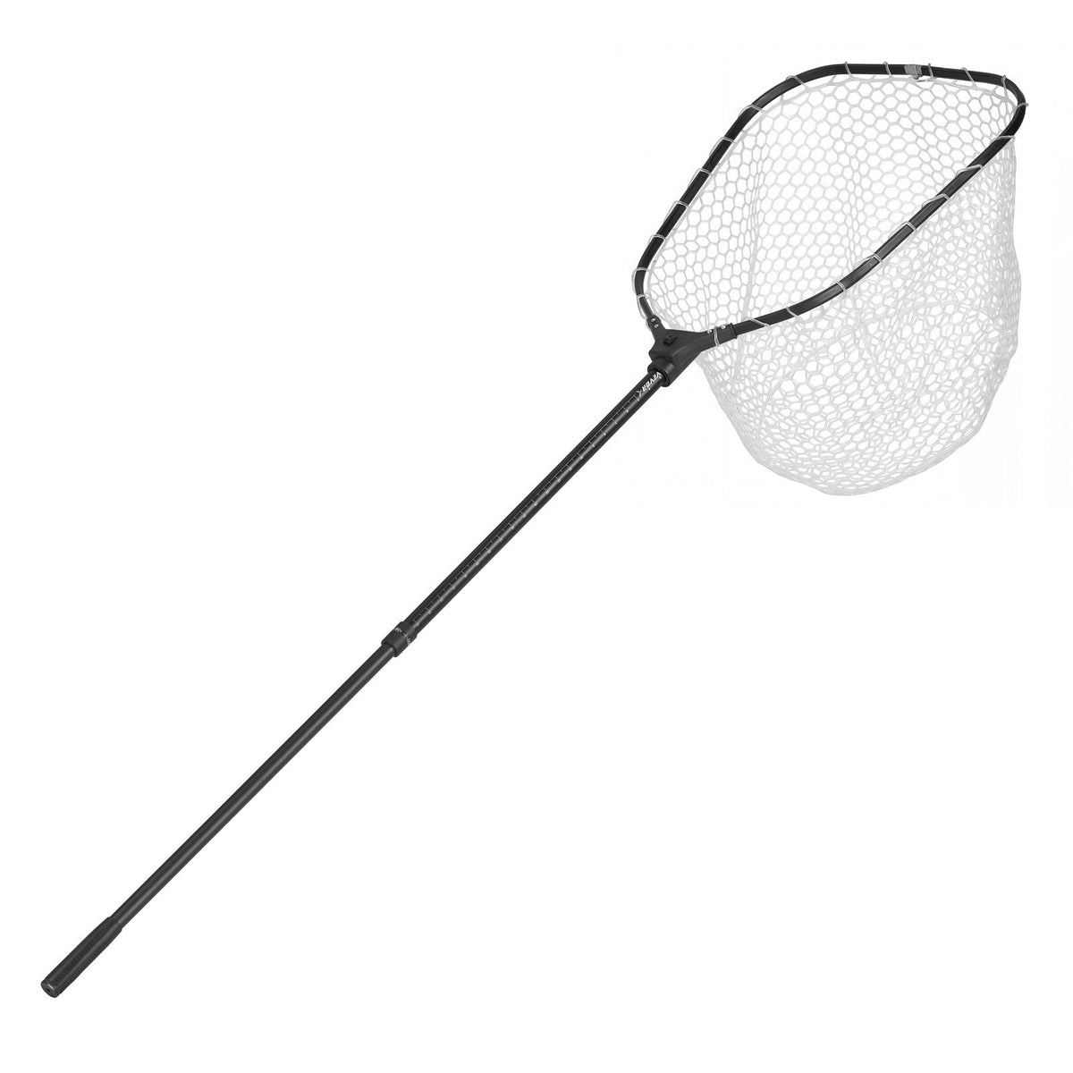 Fishing Net, Foldable Landing Nets With Telescopic Handle And Built In Length Scale, Lightweight And Stronger 6063 Aluminum Fish Gear, Soft Silicone Mesh, Holds Up To 30 Lbs, For Kayak Boat Bank — product image 1