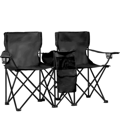 Black Fishing Chair Iron Bracket Oxford Cloth 85kg With Sunshade — product image 10