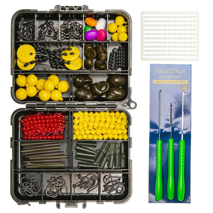 328pcs Carp Fishing Equipment Kit Carp Fishing Tackle Box Include Swivels Bait Float Fishing Needles Fishing Accessories — product image 11
